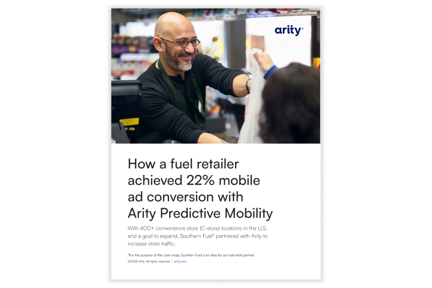 How a fuel retailer achieved 22% mobile ad conversions with Arity Predictive Mobility