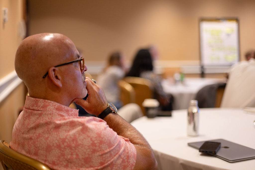 Photo of man in workshop at Arity Insights event