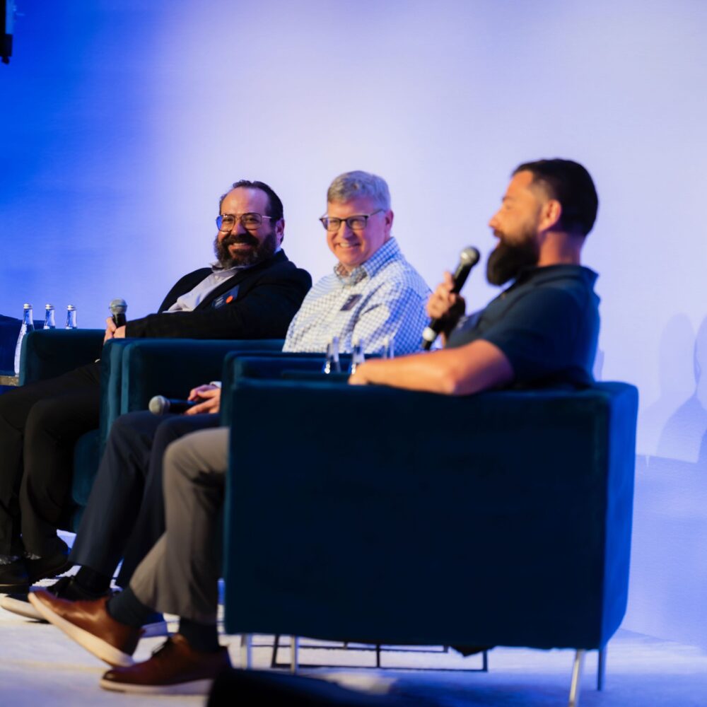Photo of a speaker panel